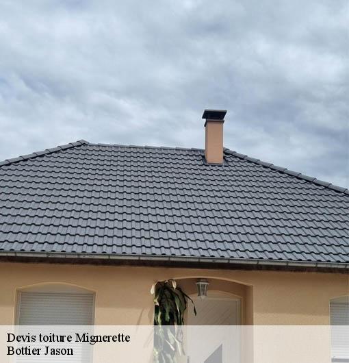 Devis toiture  mignerette-45490 Bottier Jason