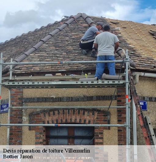 Devis réparation de toiture  villemurlin-45600 Bottier Jason